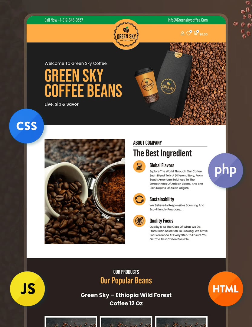 Web development sample 6