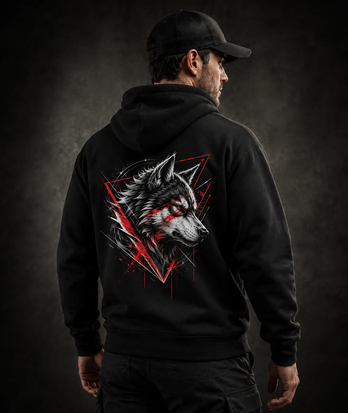 DTG apparel design mockup for branded merchandise