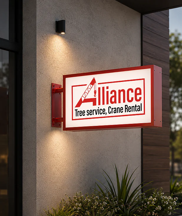 Custom storefront signage design for retail business branding