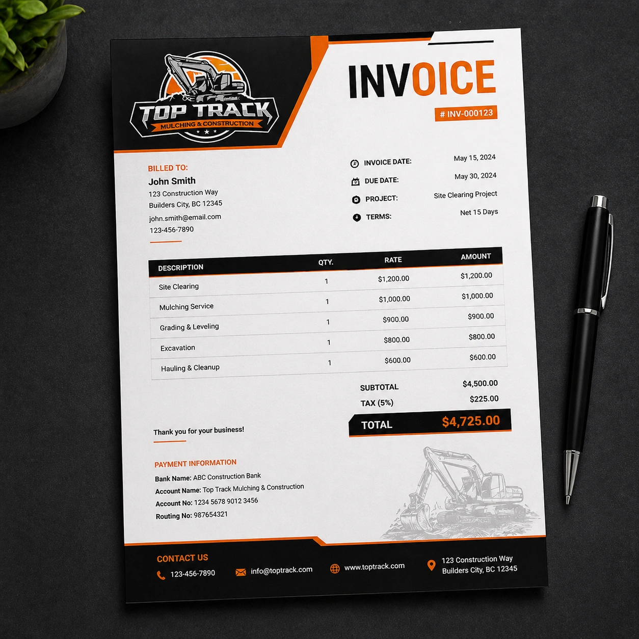 Invoice Design 2